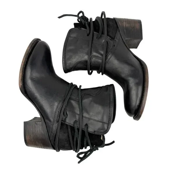 Freebird by Steven Black Heeled Boots - Picture 4 of 9